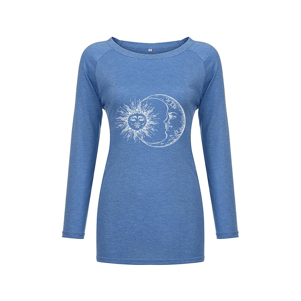 Damenmode T-Shirt Langarm Neue Freizeitjacke
