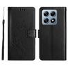 For Xiaomi 14T Case Pattern Imprint PU Leather Phone Wallet Cover with Strap