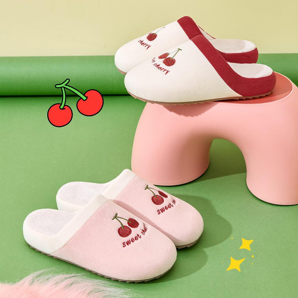 Winter Women Home Slippers Plush Warm Thick Bottom Slides Breathable Soft Non-slip Slippers Indoor Outdoor Men Casual Slippers