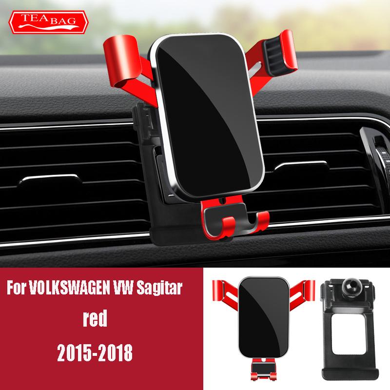 Adjustment Car Phone Holder For Volkswagen VW Magotan Passat B8 2017- Teramont Sagitar 2015- Air Vent Navigation