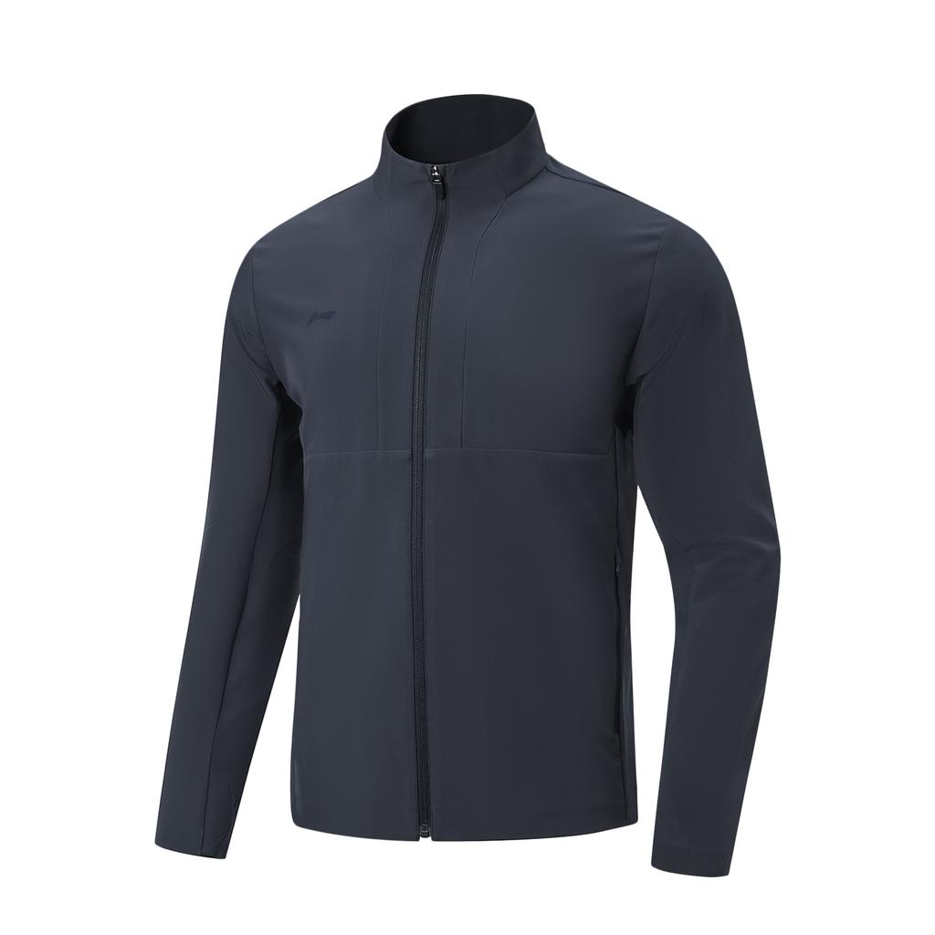 Li Ning Honor Gold Standard Series Comfortable Simple Stand Collar Zipper Casual Sports Jacket Men Jackets AFDWA15-2