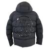MONCLER PALLARDY/Paradise Back Logo Bi-Color Hooded Down Jacket 1 blackUsed