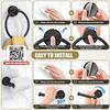 Matte black 304 stainless steel suction toilet paper holder for Bathroom Kitchen