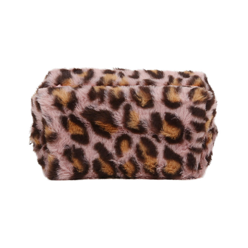 Cute Pencil Bag Study Pencil Bag Key Pouch Neon Rainbow Colored Leopard Stationery Storage Pencil Case for School Office Travel