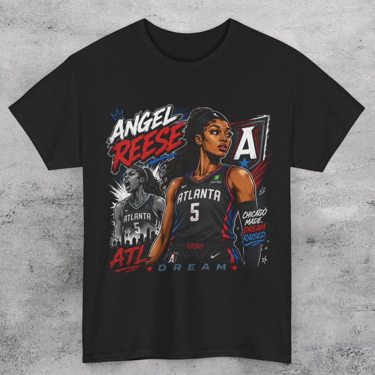 Angel Reese Atlanta Dream Basketball T-Shirt, Unisex Fan Tee 2XL