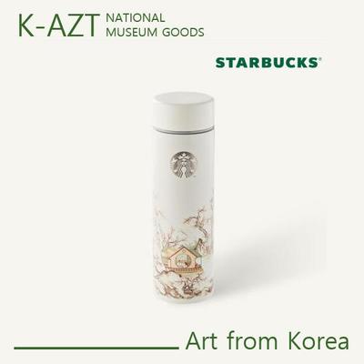 Starbucks Exclusive Collaboration -  “A House Surrounded by Plum Blossoms” Mocha Tumbler 444ml by Han-Chul Lee