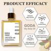 Óleo Corporal de Seda GODA, Óleo de Perfume Goda, Óleo para Banho e Duche Pele Suave e Hidratada