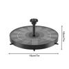 Bird Bath Solar Fountain Hummingbird Pump Solar Fountain For Lawn Garden Pool Deck Patio Backyard Yard Outside Decor