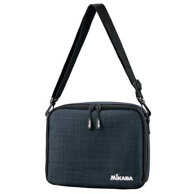 MIKASA FIVB Embroidered Volleyball Referee Case, Black, AC-VRC2
