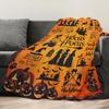 Halloween Creative Throw Blanket Flannel Print Blanket Super Soft Cozy Sofa Nap Blanket Home Blanket Perfect Home Gift for Her