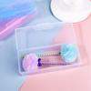 Nails Art Organizer Box Storage Tool Pen Brush Polishing Nail Buffer Files Holder Transparent Plastic Rectangle Container Salon