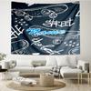 Custom Name skateboard Print Tapestry, Backdrop, Easy Setup, Ideal for Bedroom, Office & Living Room, with Aesthetic Wall Hanging Decor.