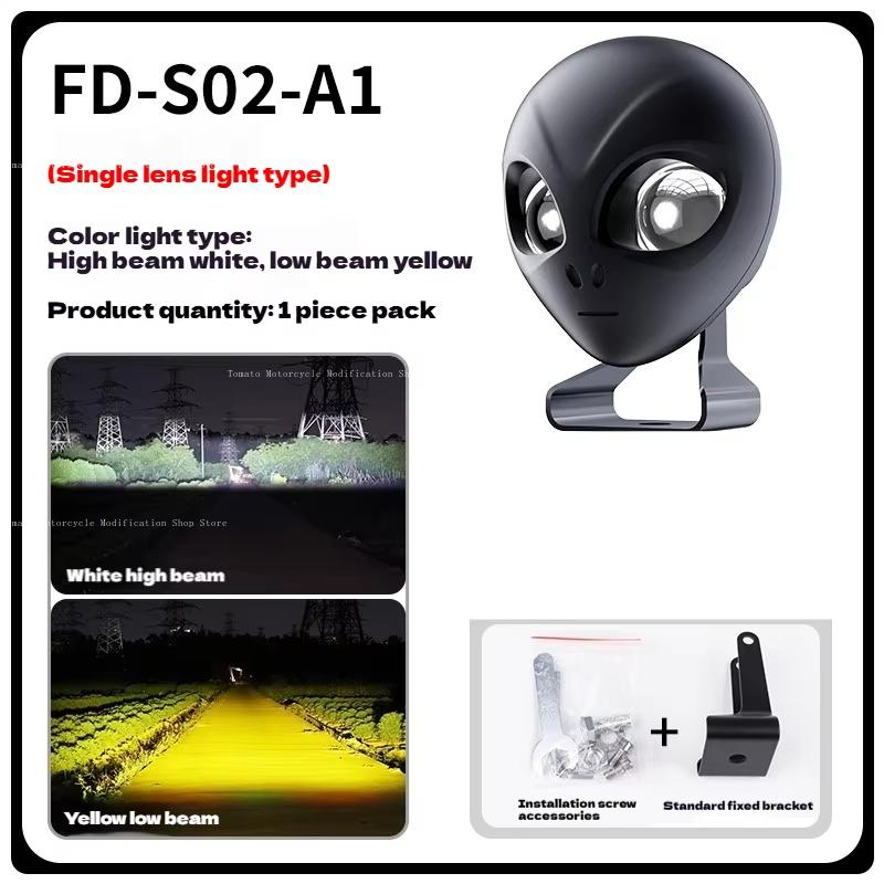 New Super Bright Motorcycle LED Explorers Headlight Projector Spotlight Lens LED Moto Fog Auxiliary Motorcycle Headl Accessories