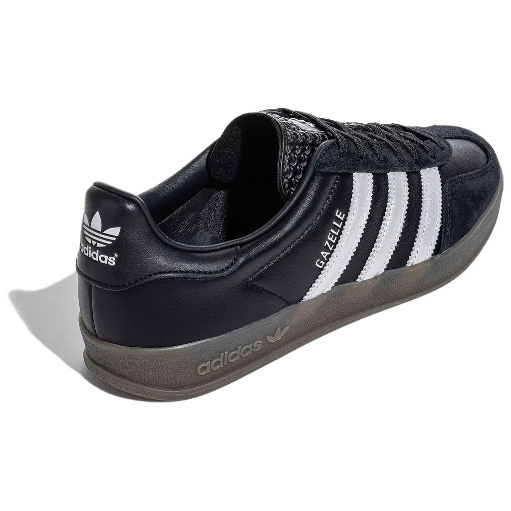 Adidas Gazelle Indoor 'Black Matte Silver Gum' JH8837