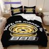 Bbs Years Innovation Bedding (1 * Duvet Cover + 2 * Pillowcase, Without Core) 2D Flat Christmas Birthday Gift Bedding Set Soft and Comfortable