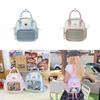 Grid Star Transparent Puppy Cartoon Girl Backpack For Student And Casual Wear
