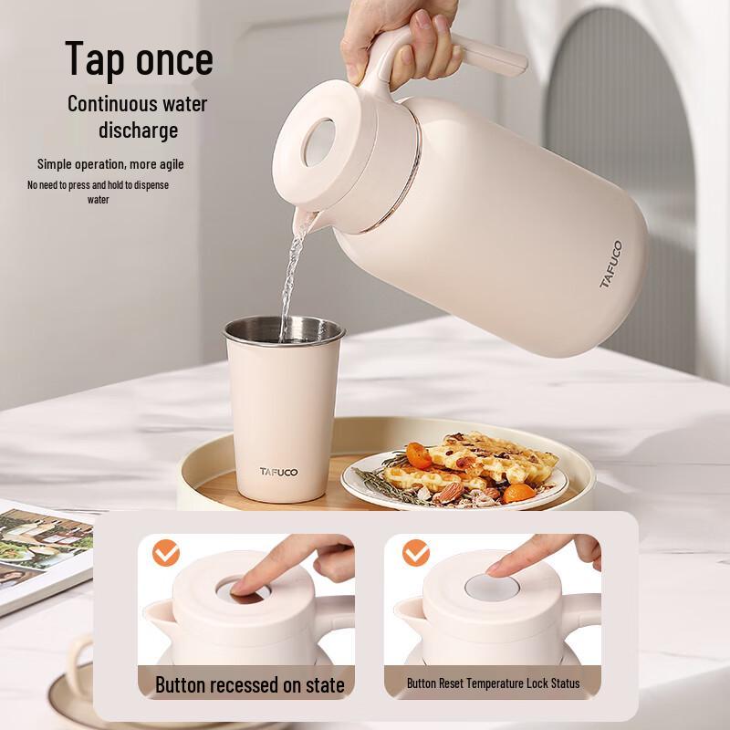 TAFUCO 2L 316 Stainless Steel Insulated Pot