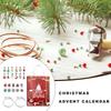 Christmas Bracelet Countdown Toy Ornament Decor Charm Advent Countdown Calendar For Kids Toddler Teen Adult Boy Girl Women Men