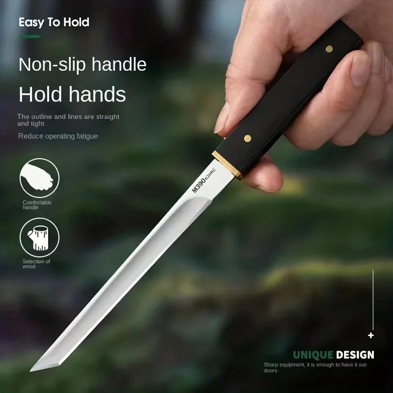 Professional Pocket Fruit Knife Multifunctional Meat Cleaver Knife High Hardness Portable Straight Knife Sharp Kitchen Cooking