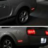 Getönte Linse Rote LED Seitenmarkierungsleuchte Rückseite Reflektorlampe Für 05-09 Ford Mustang