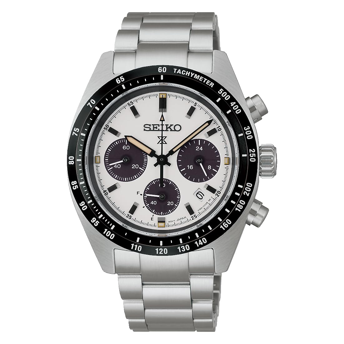 

Годинник Seiko PROSPEX Speedtimer Solar Chronograph Білий Чорний 2026 Модель SBDL125 Срібний Чоловічий