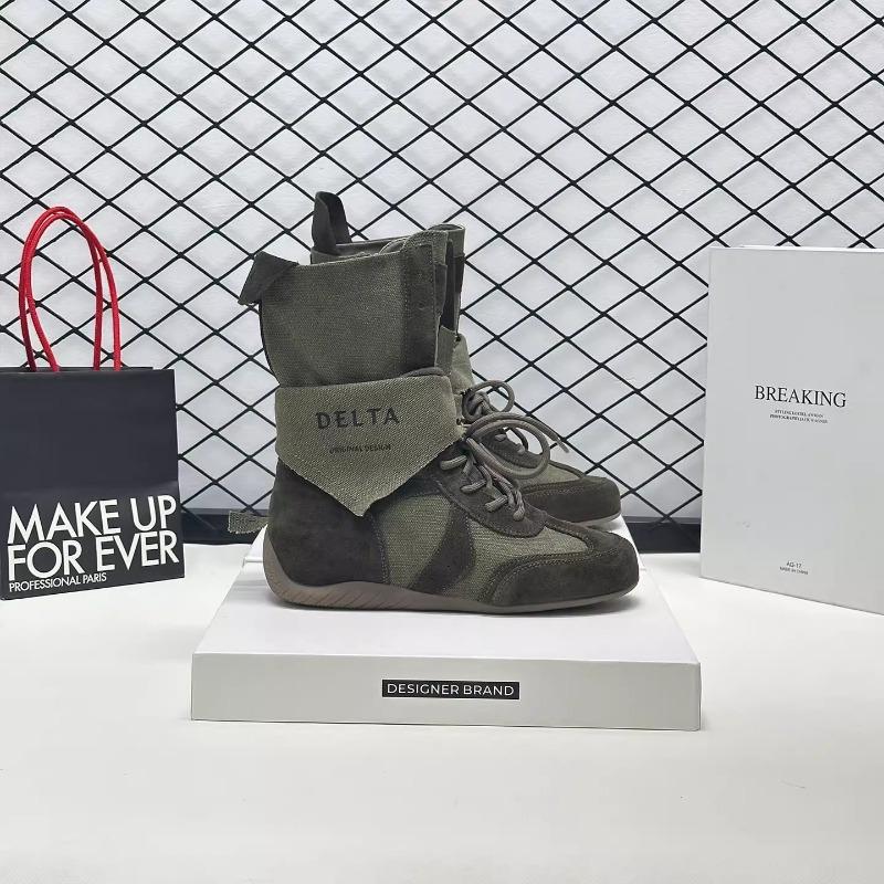 Retro outdoor tooling Martin boots women's summer new thick-bottomed mesh breathable wasteland wind cowboy short boots