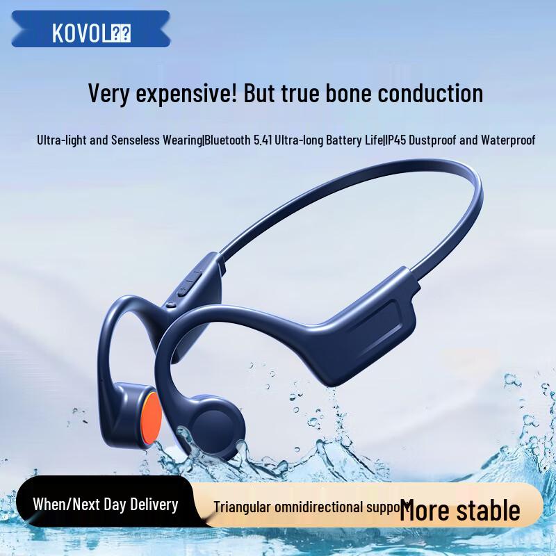 Kewo Professional Bone Conduction Sports Bluetooth Headphones