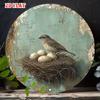 Vogelnester mit Eiern Vintage verwittertes Blechschild Vintage langlebige Metallplakette Wanddekoration Zuhause Büro Bar Man Cave Wandkunst