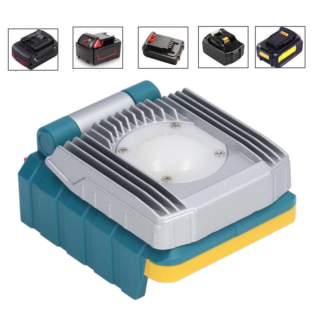 Work Light 10W LED Workshop Lighting Lamp Portable for Bosch 14.4V 18V Li Ion Battery