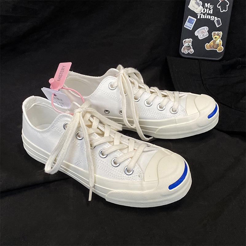 

Retro big red open smile canvas shoes student versatile board shoes women 201 39