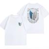 Attack On Titan Anime Oversize T-shirt Men Women Short Sleeve Casual Tee Cotton Unisex Streetwear Cosplay Harajuku Tops Y2k
