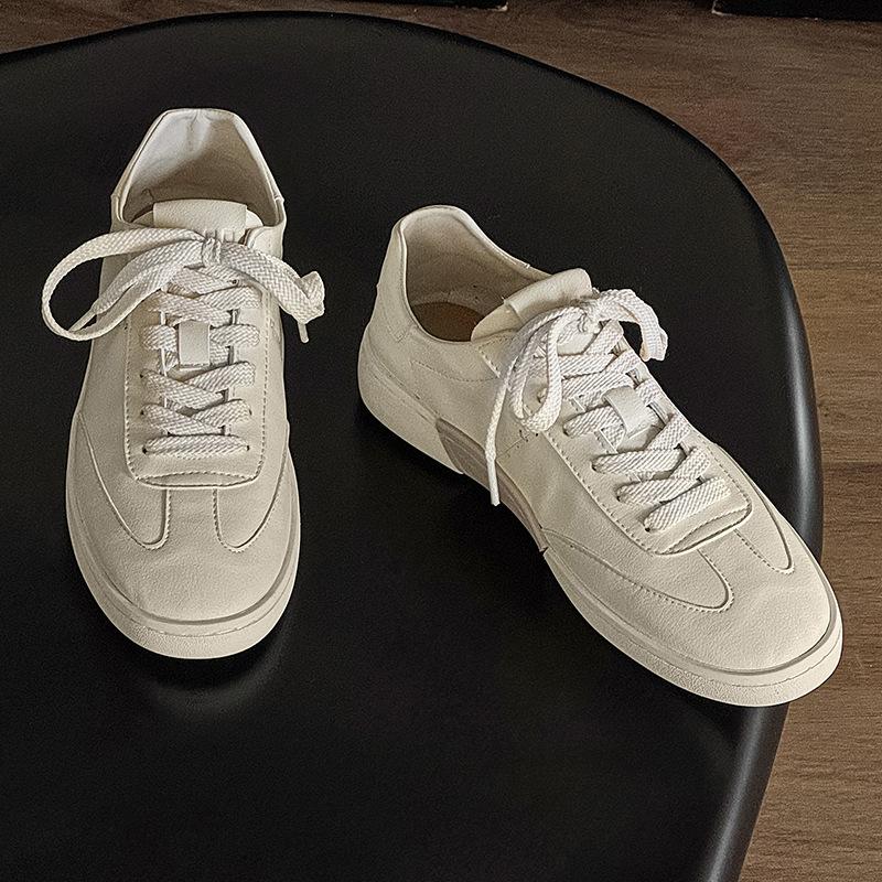 Minimalist Casual Fashion White Shoes Men's Casual Soft-sided Breathable Board Shoes