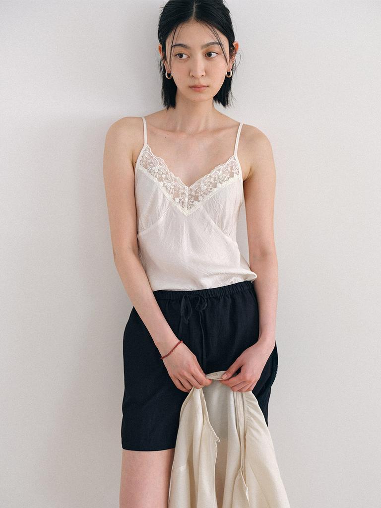 HUNCH Lace Trim Cami Bustier Top
