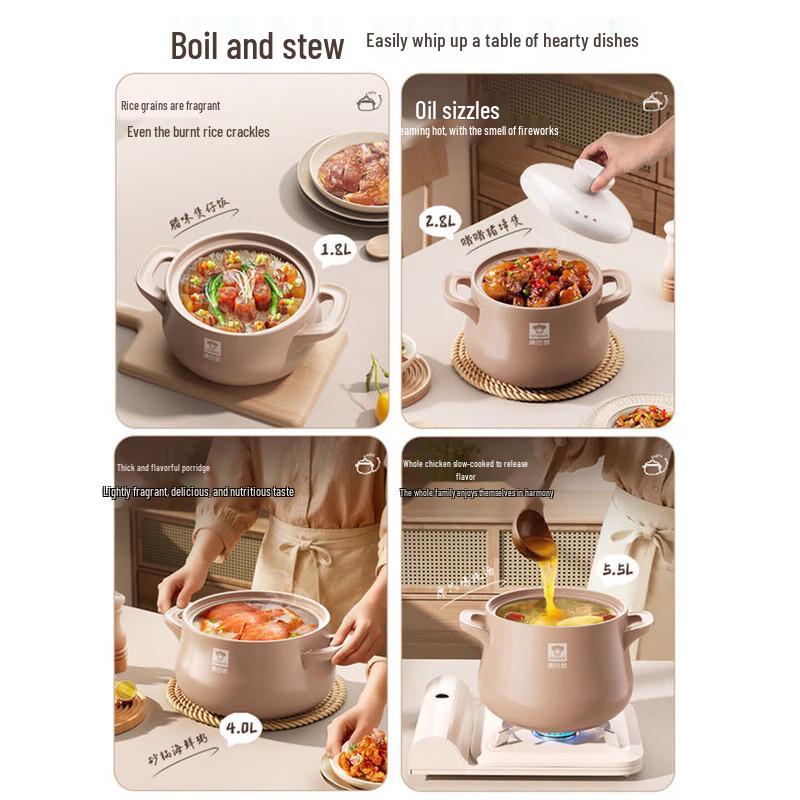 KOBACH Ceramic Casserole Pot 5.5L