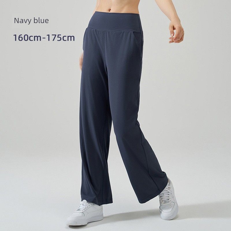 Loose Straight Sweat pants Drape Slimming High Waist Running Training Summer Breathable Fairy Draping Effect Yoga Pants Thin