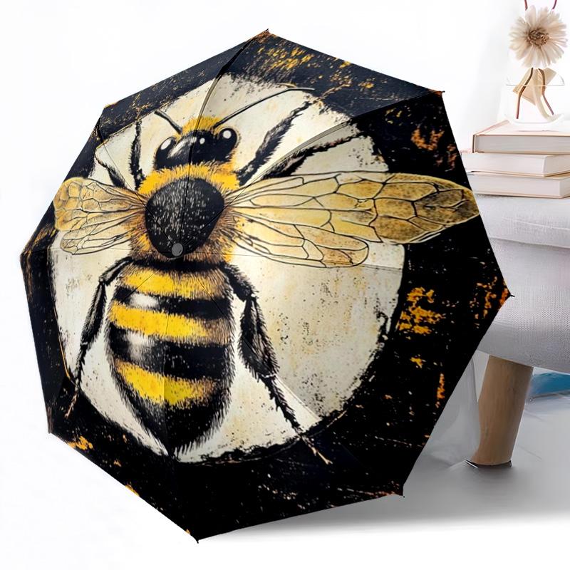 Honey Automatic Umbrella Folding Umbrella with 8 Ribs Weight Perfect for Outdoor Adventures Elegant Umbrella
