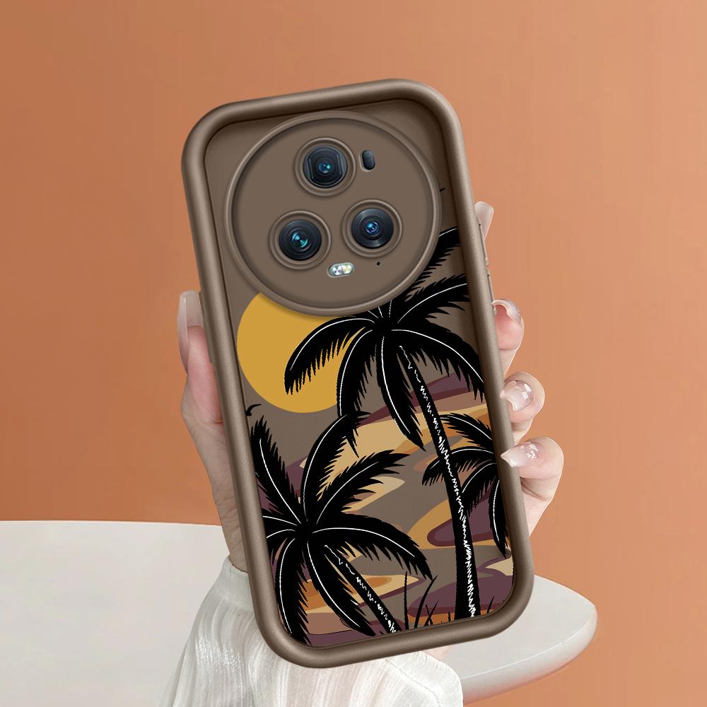 Weiches Silikon-Telefongehäuse mit quadratischem Leiterdruckmuster, vollständige Kameraabdeckung, stoßfeste Gummischutzhülle für Huawei Honor