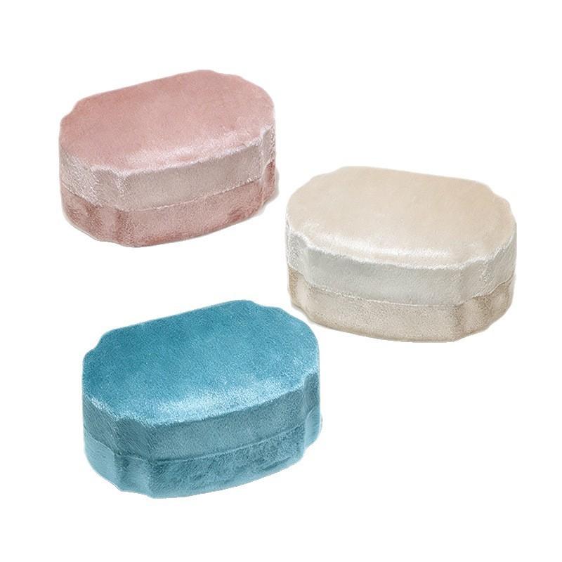 Elegant Velvet Jewelry Organizer With Large Capacity For Rings And Earrings