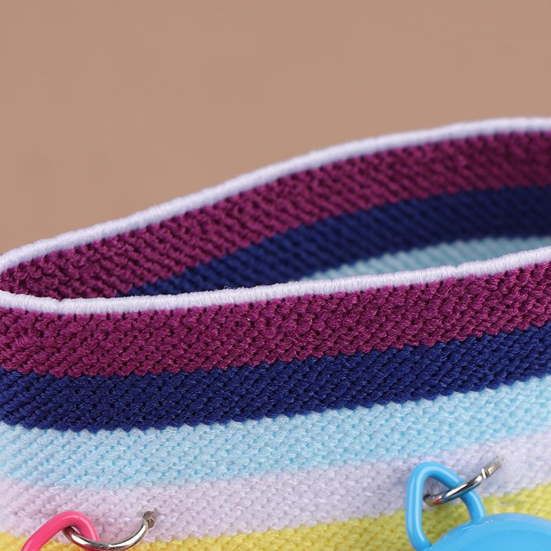Children'S Wrist Elastic Ribbon Performance Rainbow Wrist Strap Stage Performance Wrist Bell