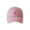 Cotton Baseball Cap With Wide Brim And Embroidered Letters For Summer Sun Protection