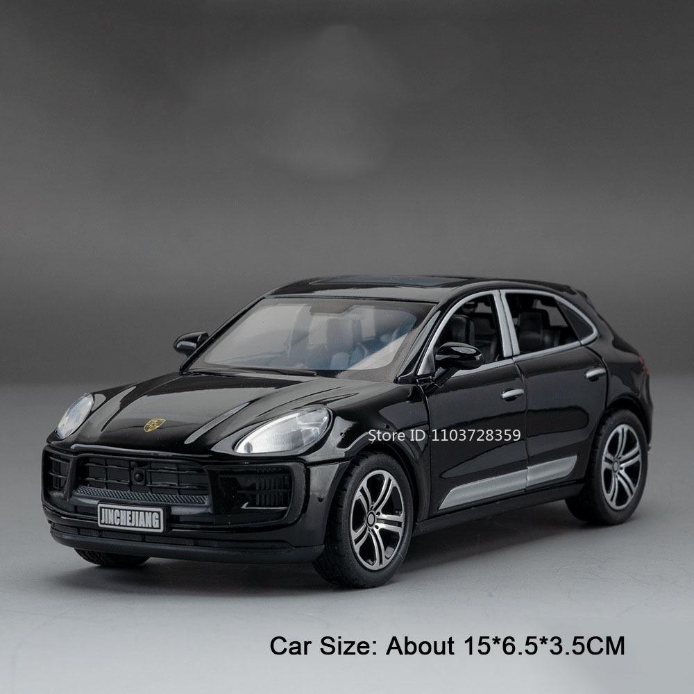 1:32 Macan Taycan Auto Spielzeugmodelle Legierung Druckguss Sound Licht Tür Geöffnet Rückzieher Exquisites Innenraummodell Fahrzeug Für Kind Erwachsene gray