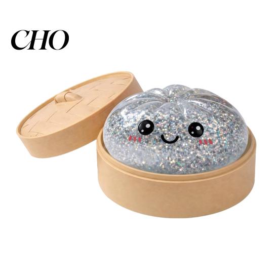 Tragbares Stressabbau-Spielzeug, gedämpftes Brötchen zum Kneten, niedlicher Teigtaschen-Entspannungsball, beruhigendes Fidget-Spielzeug, langsames Aufsteigen, Dekompression für den Schreibtisch, Kawaii-Geschenk