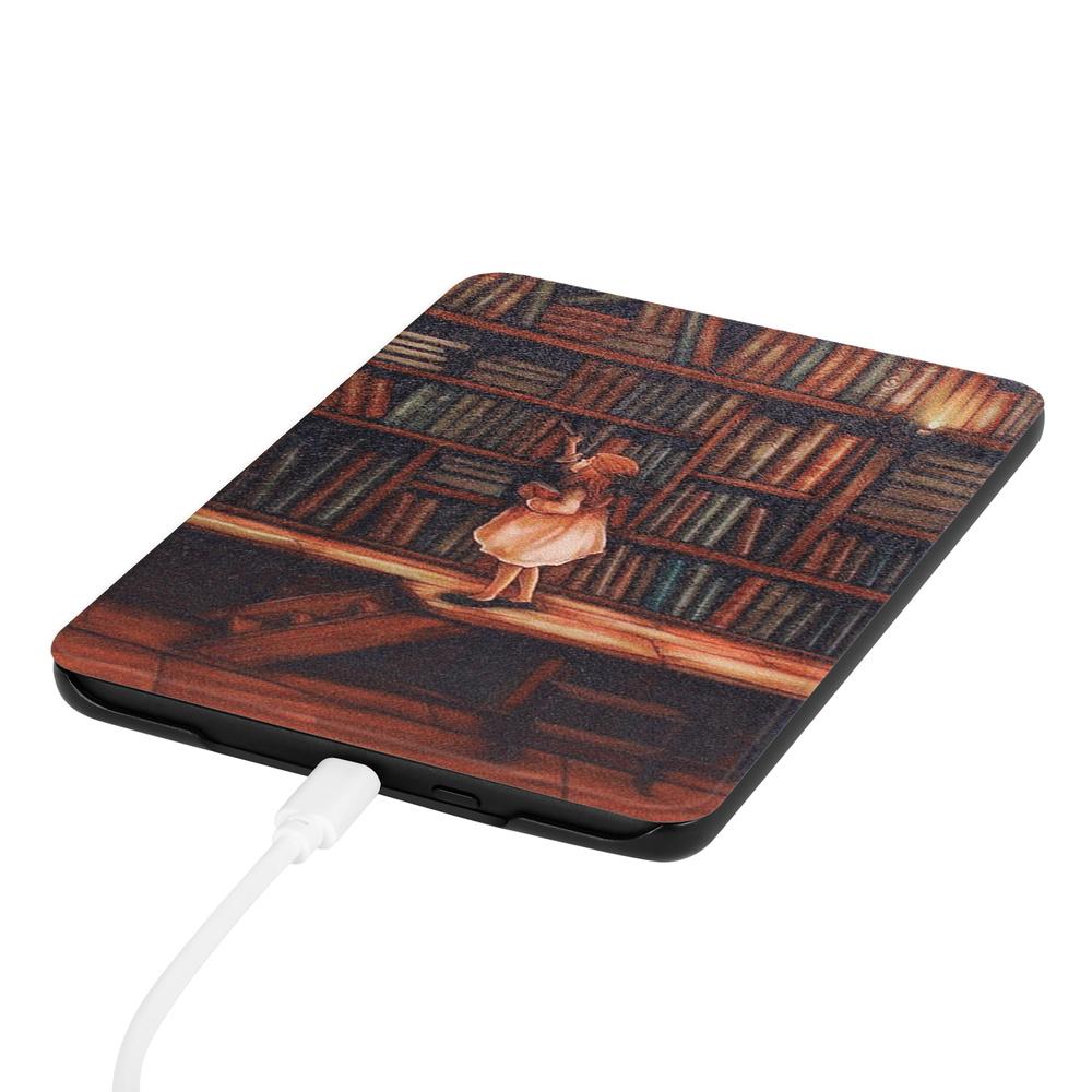 Etui graficzne Kindle Paperwhite 6/ Colorsoft/ Signature Edition- Library Girl