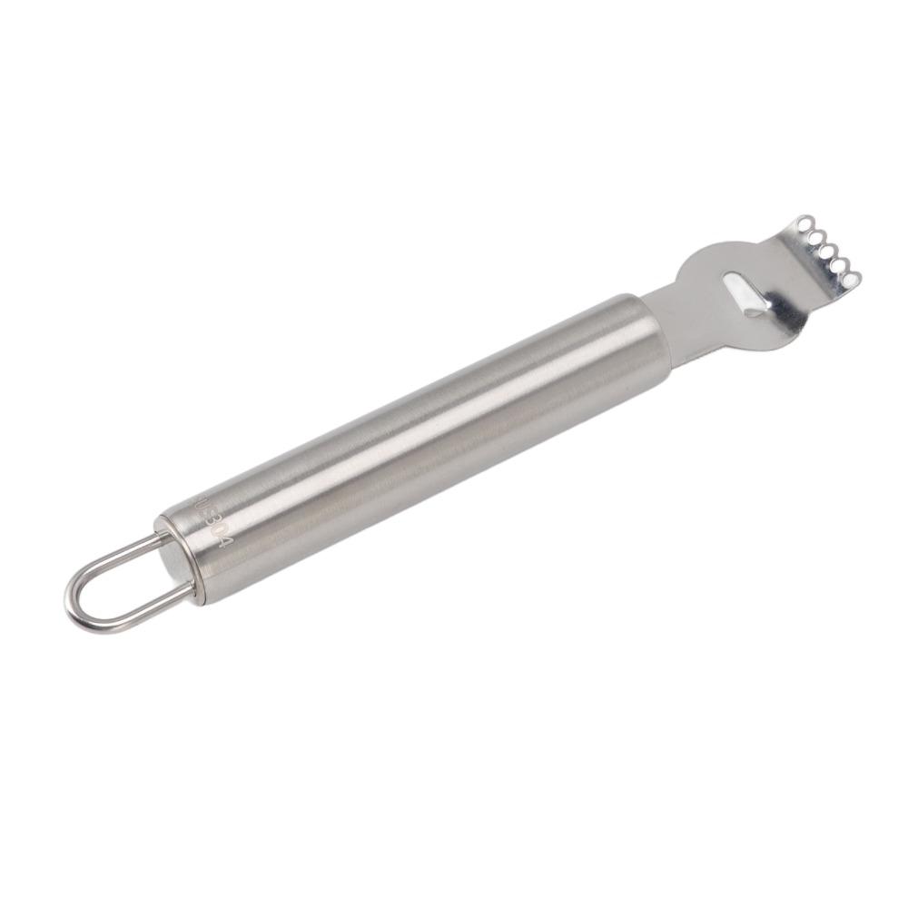 Stainless Steel Lemon Zester With Handle Peel Scraper Fruit Peeling Tools Lemon Peeler  Culinary