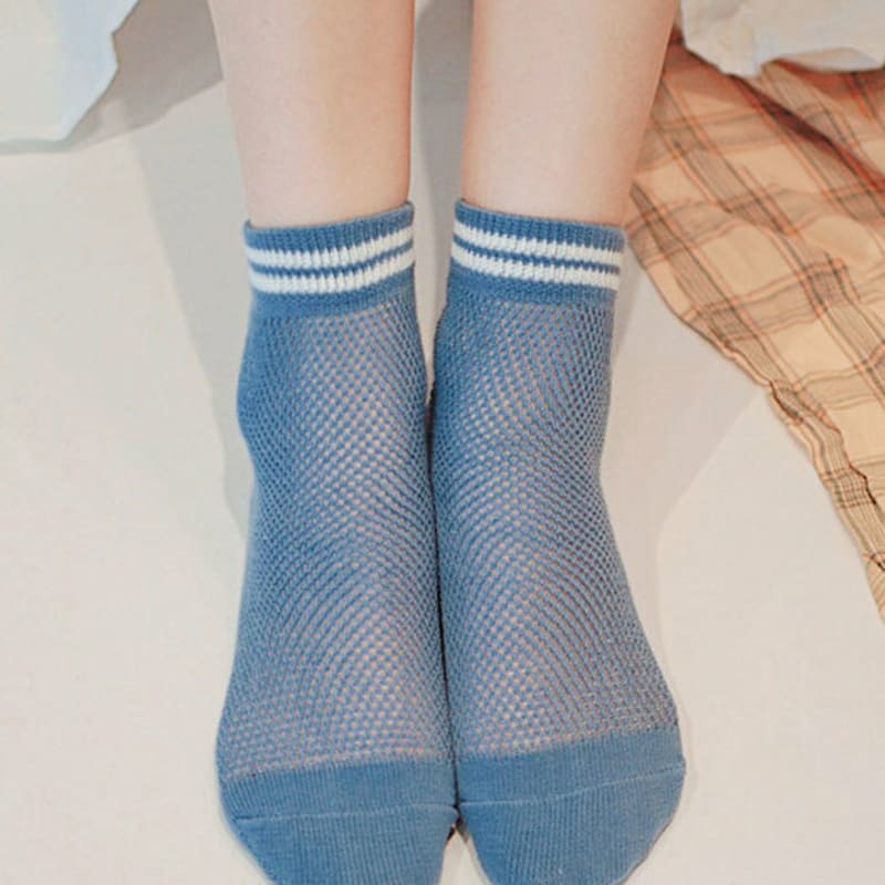 RNOT Sailor Daily Two Line Mesh Socks (6 Colors)