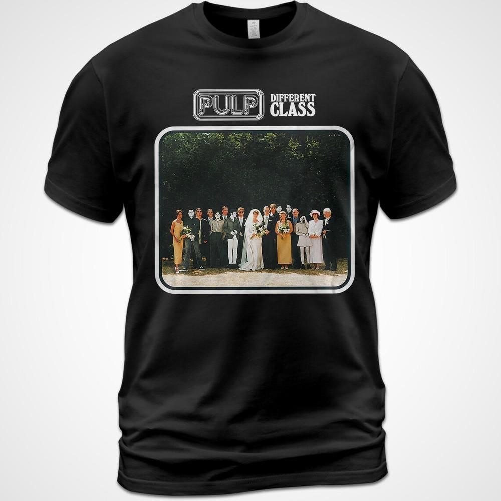 Cotton TShirt Pulp Different Class Album Tee Jarvis Cocker Candida Doyle Unisex T-Shirt S