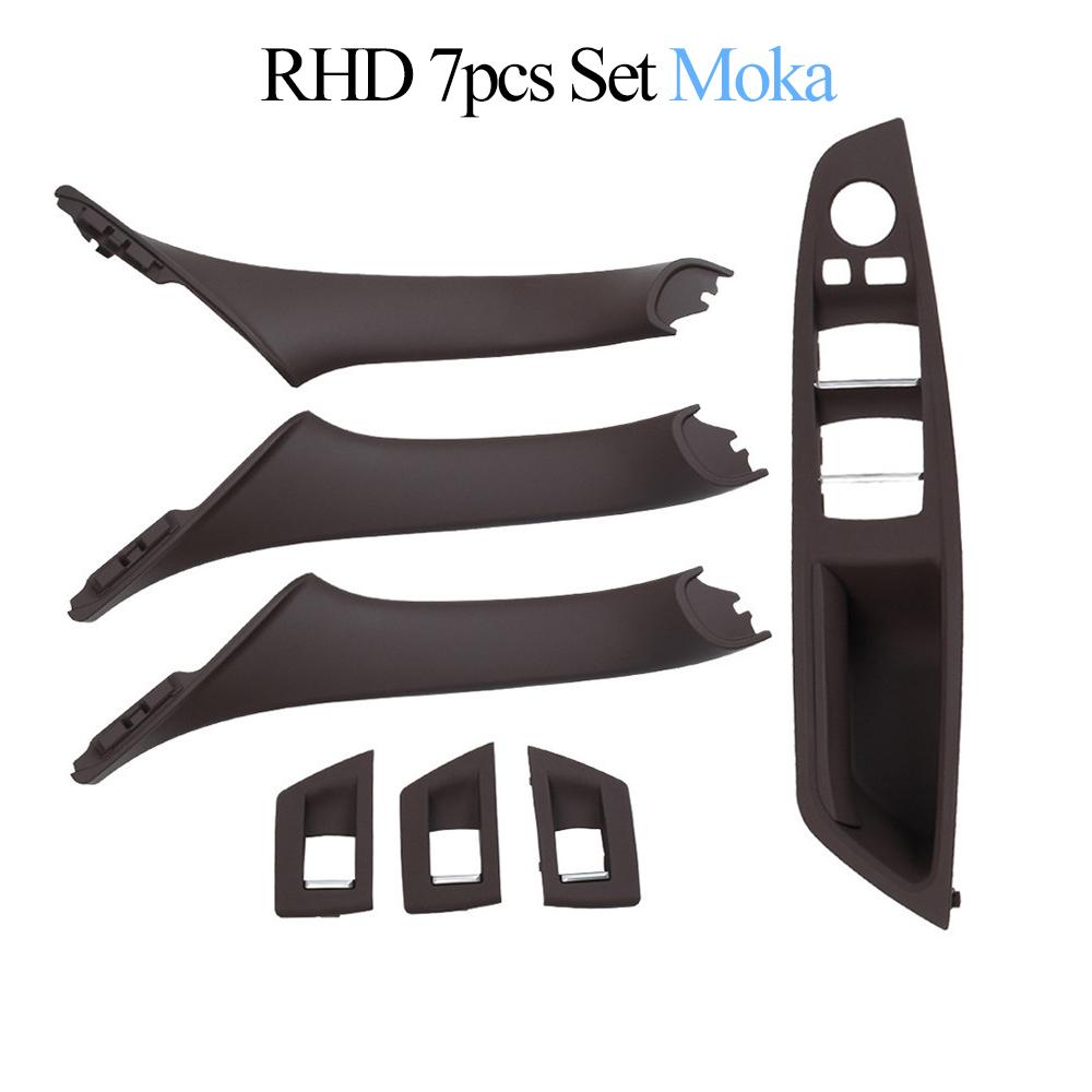 RHD Upgraded Black Beige Gray Car Interior Door Pull Handle Armrest Panel Trim for BMW 5 Series F10 F11 F18 520 523 525 528 530