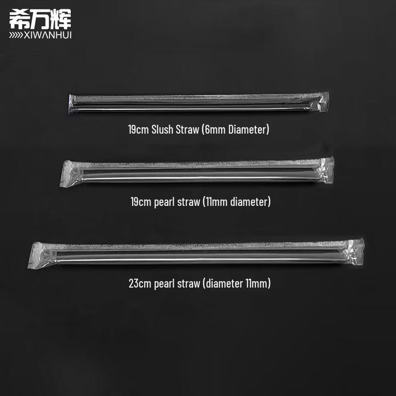 Disposable Individually Wrapped Plastic Drinking Straws