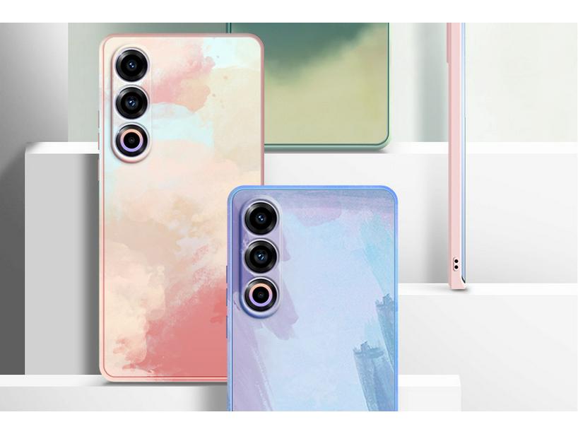 Flüssigsilikon-Schutzhülle gegen Fallen und Fingerabdrücke für Meizu 21/20Pro/18S/17