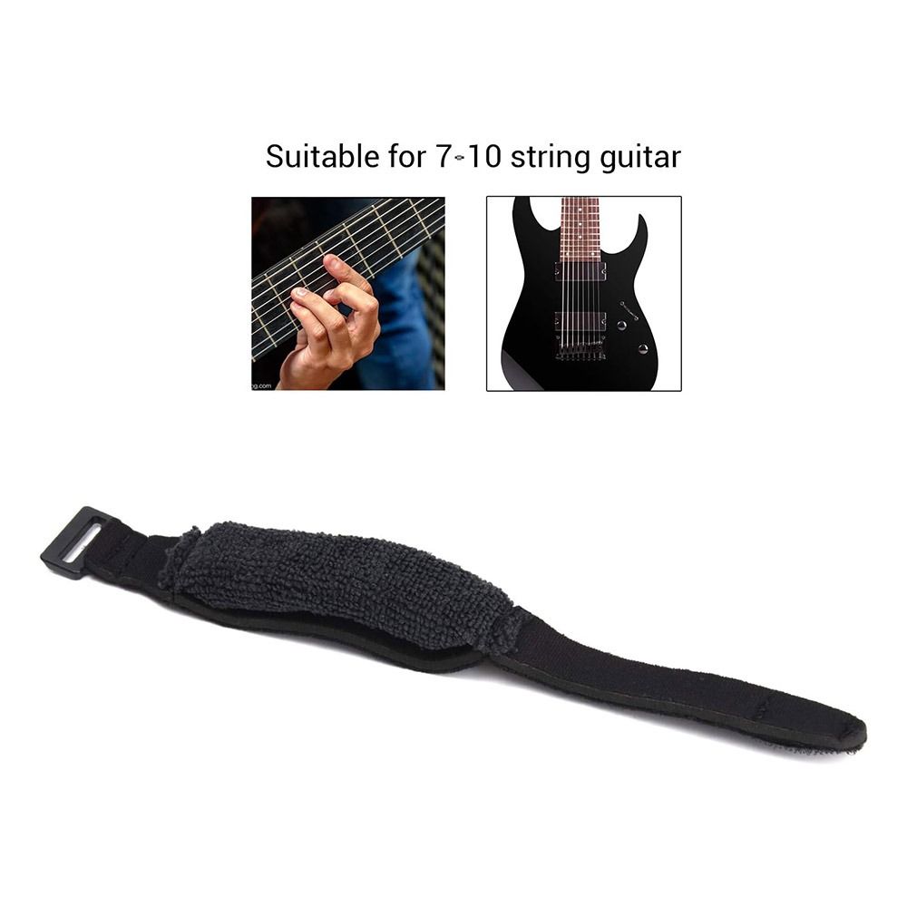 Musical Guitar String Dampener Adjustable Guitar String Cover Belt Fretboard Muting Straps